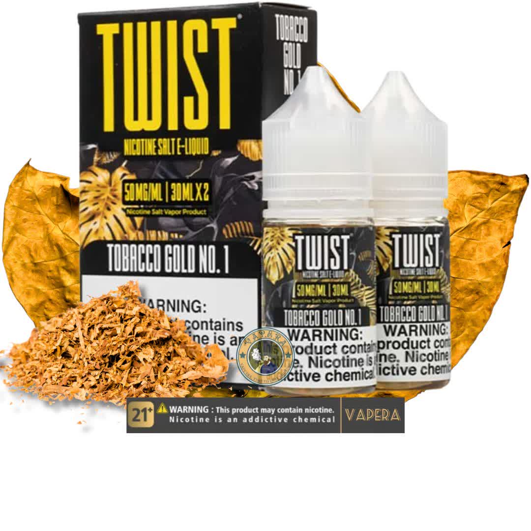 twist tobacco gold no 1 No.1 Nic Salt by E-liquids Tobacco Gold No.1 by Twist