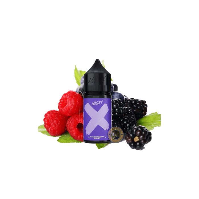 NASTY SUMMERBERRY BLAST سالت نیکوتین بلوبری تمشک توت فرنگی نستی|NASTY SUMMERBERRY BLAST