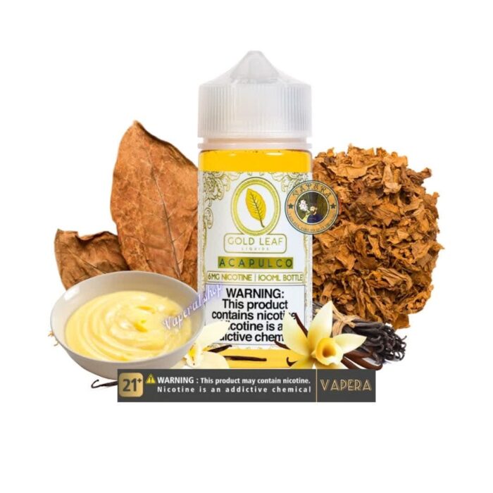 جویس تنباکو وانیل خامه گلد لیفGOLD LEAF ACAPULCO 100 MIL