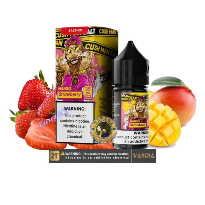 سالت نیکوتین انبه توت فرنگی نستیNASTY CUSHMAN MANGO STRAWBERRY
