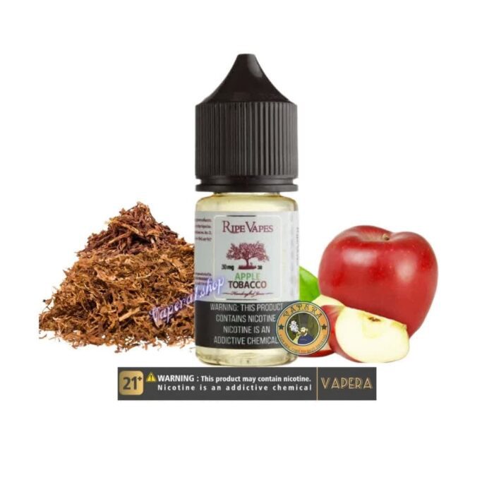 سالت نیکوتین تنباکو سیب قرمز رایپ ویپز |RIPE VAPES APPLE TOBACCO