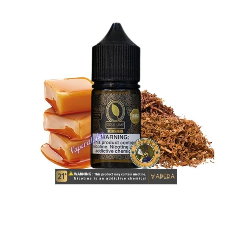 سالت نیکوتین تنباکو کارامل گلدلیف | GOLD LEAF G.M.T SALT