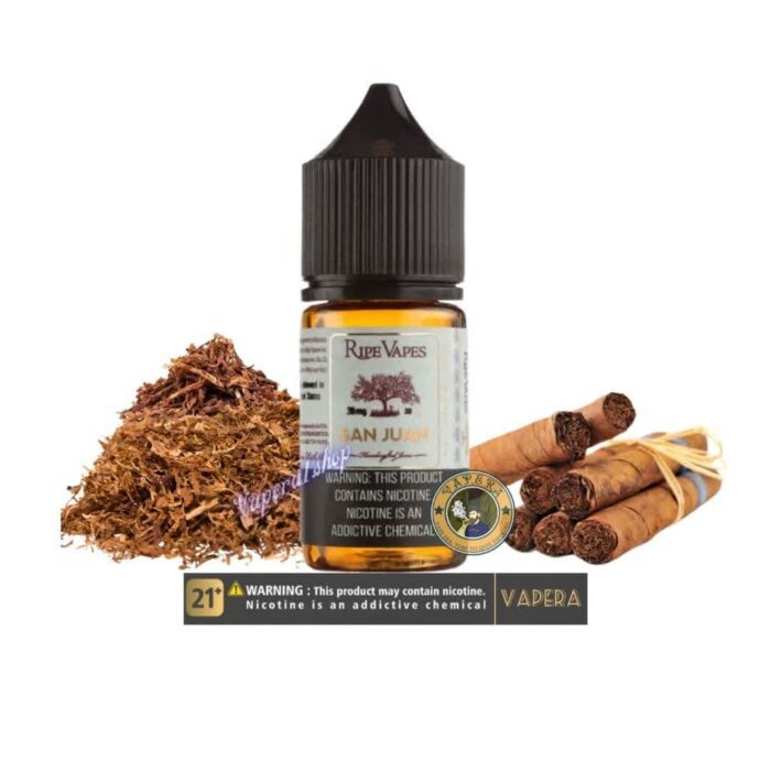 سالت نیکوتین تنباکویی سن خوان رایپ ویپز|RIPE VAPES SAN JUAN