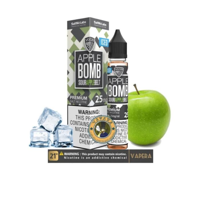 سالت نیکوتین بمب سیب یخ ویگاد | VGOD APPLE BOMB ICED