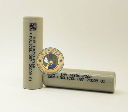 باتری 18650 مولیسل | MOLICEL INR-P26A 2600MAH BATTERY