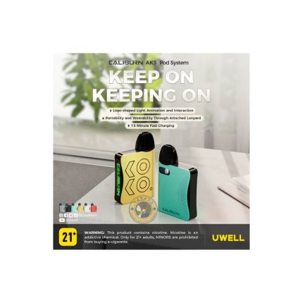 پادسیستم کالیبرن ای کی 3 یوول | UWELL CALIBURN AK3