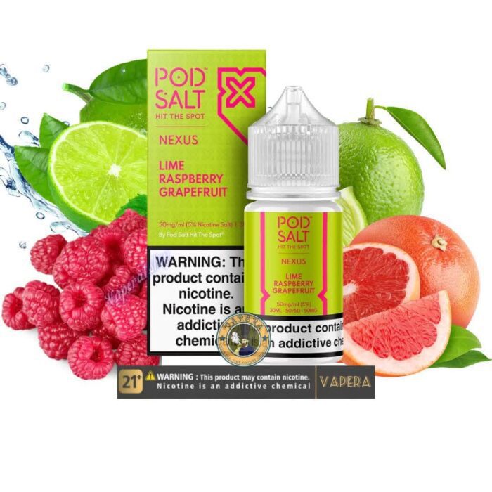 سالت لیمو تمشک گریپ فروت پاد سالت|POD SALT LIME RASPBERRY GRAPEFRUIT