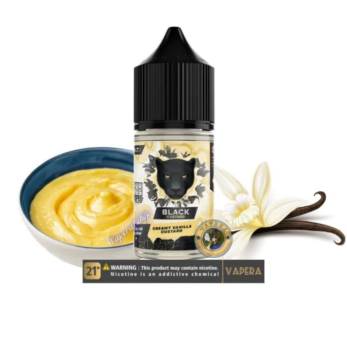 سالت نیکوتین کاستارد وانیل دکتر ویپز-DR_VAPES BLACK CUSTARD