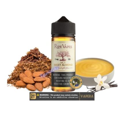 جویس تنباکو کاستارد وانیل بادام رایپ ویپزRIPE VAPES VCT SWEET ALMOND 120 MIL