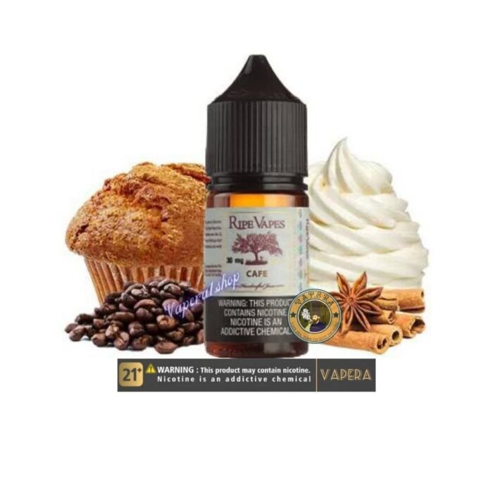 سالت نیکوتین کیک قهوه دارچین خامه رایپ ویپز | RIPE VAPES CAFE
