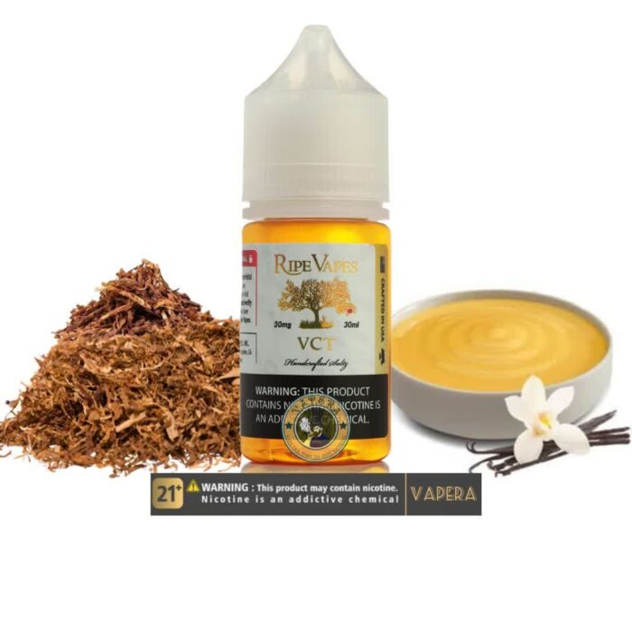 سالت نیکوتین تنباکو کاستارد وانیل رایپ ویپز-RIPE VAPES VCT