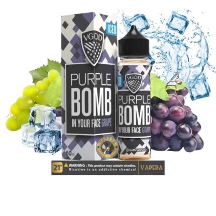 جویس بمب انگور یخ ویگاد-PURPLE BOMB VGOD ICED