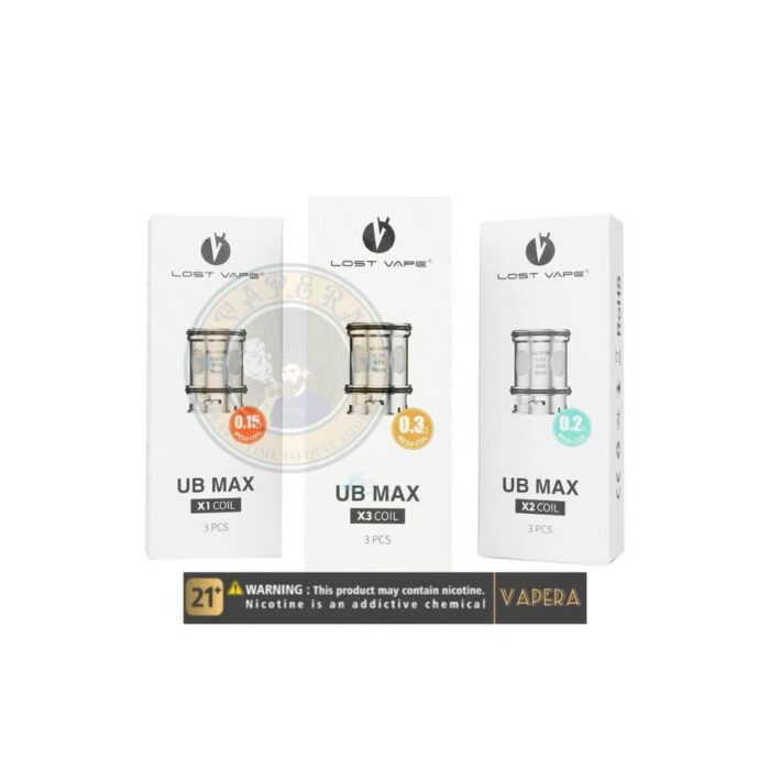 UB MAX X2 0.2OHM 60-80W. کویل یوبی مکس لاست ویپ | LOST VAPE UB MAX