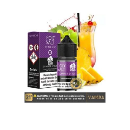 سالت آناناس انگور لیمو پاد سالت POD SALT SUMMER SYRUP