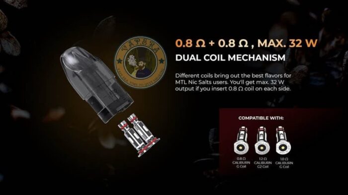 پادسیستم کالیبرن اکسپلورر یوول UWELL CALIBURN EXPLORER POD SYSTEM