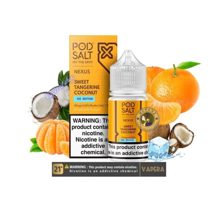سالت نارنگی نارگیل یخ پاد سالت | POD SALT SWEET TANGERINE COCONUT ICE