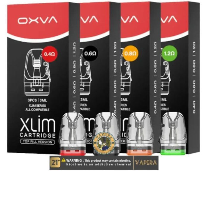 کارتریج تاپ فیل اکسلیم اکسواOXVA XLIM TOP-FILL CARTRIDGE
