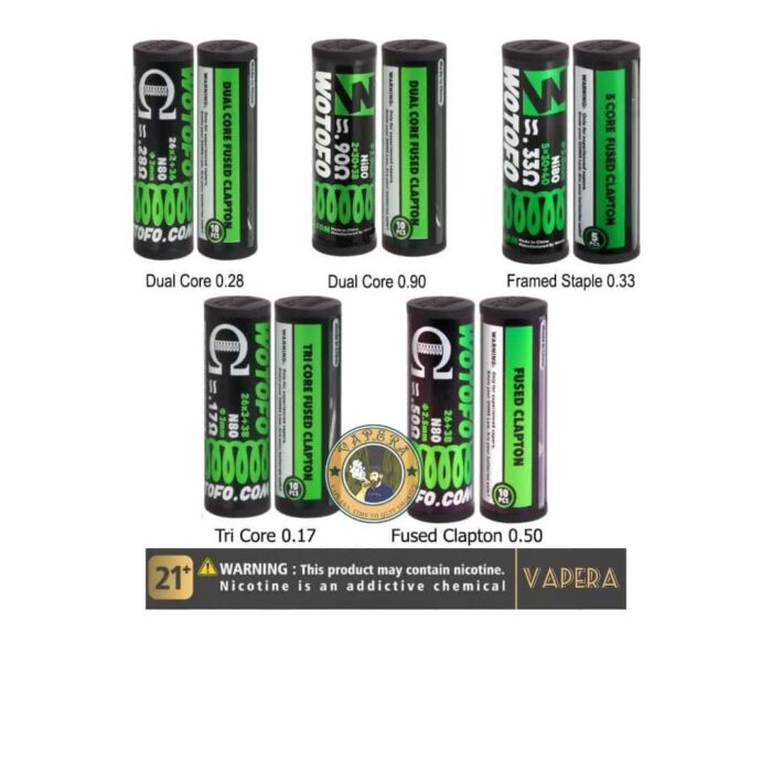 کویل های فنری وتوفو | WOTOFO PREBUILT COILS