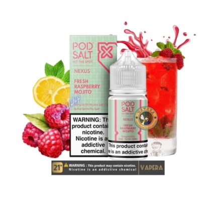سالت موهیتو تمشک پاد سالت POD SALT FRESH RASPBERRY MOJITO
