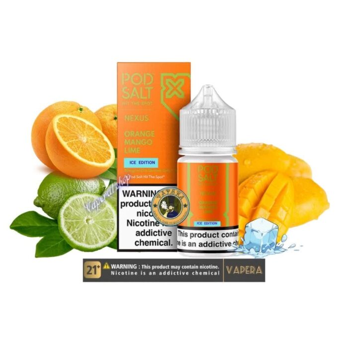 سالت پرتقال انبه لیمو یخ پاد سالت | POD SALT ORANGE MANGO LIME ICE