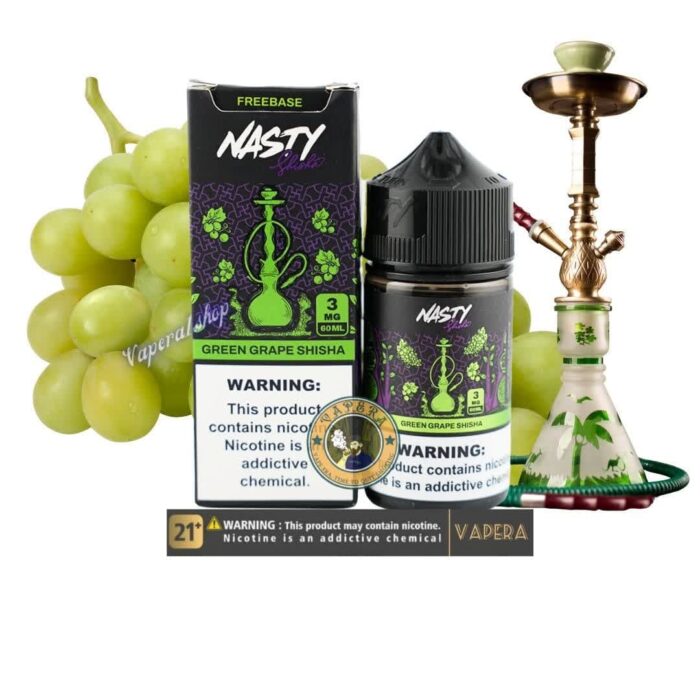 جویس قلیانی انگور سبز نستی NASTY SHISHA GREEN GRAPE