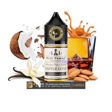سالت نارگیل بادام وانیل فایو پاونز FIVE PAWNS CASTLE LONG