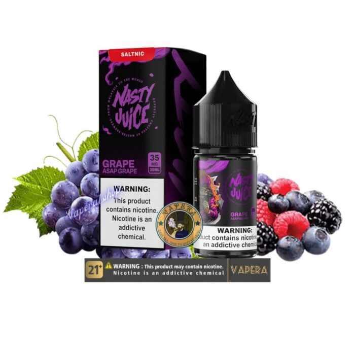سالت نیکوتین انگور نستی NASTY ASAP GRAPE