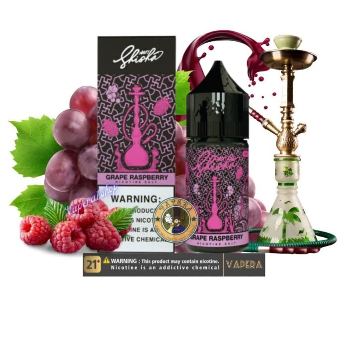 سالت نیکوتین قلیانی تمشک انگور نستی NASTY SHISHA GRAPE RASPBERRY