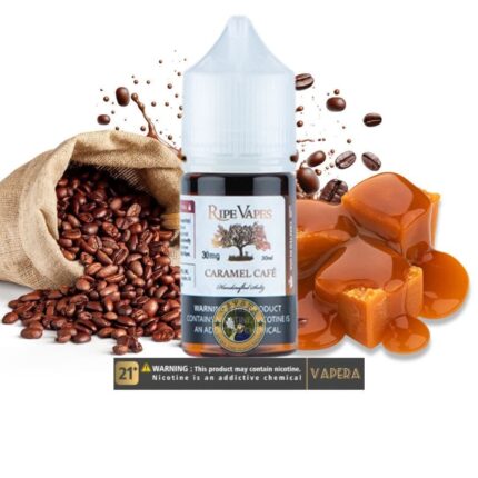 سالت نیکوتین کارامل کافه رایپ ویپز RIPE VAPES CARAMEL CAFE