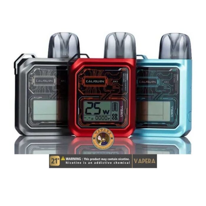 پادسیستم کالیبرن جی کی 3 یوول | UWELL CALIBURN GK3 POD SYSTEM