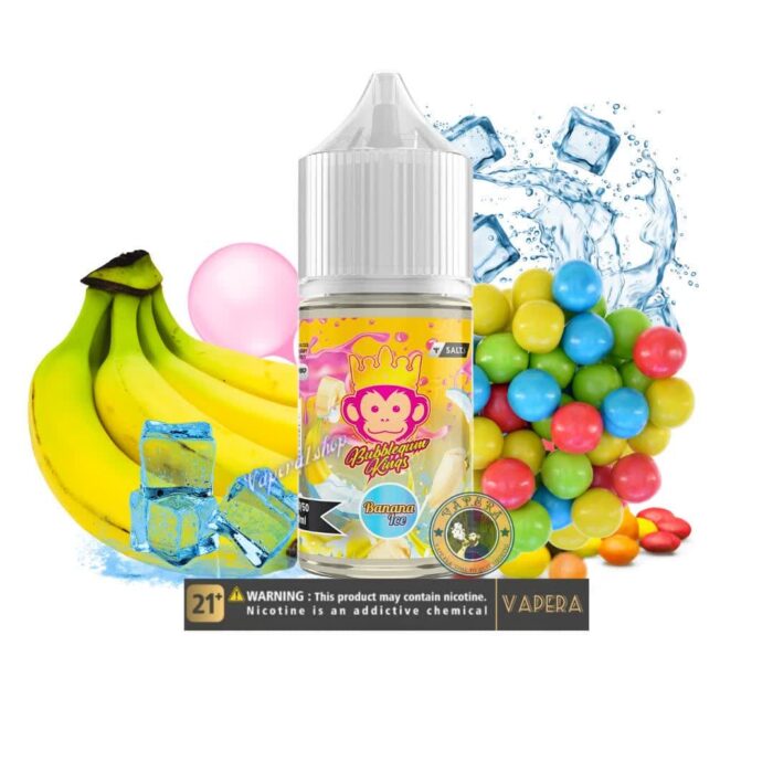 سالت نیکوتین آدامس موز یخ دکتر ویپز | DR_VAPES BUBBLEGUM KINGS BANANA ICE