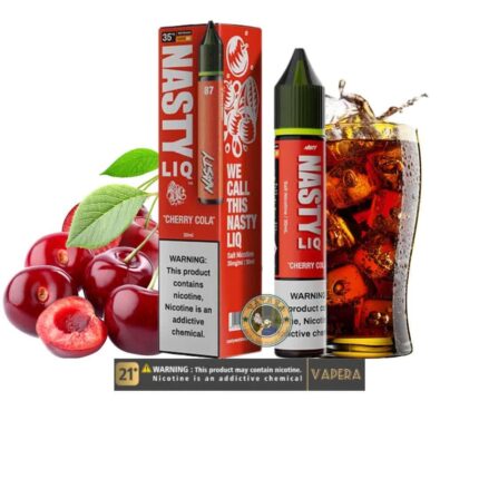 سالت نیکوتین گیلاس کولا نستی NASTY LIQ 87 CHERRY COLA
