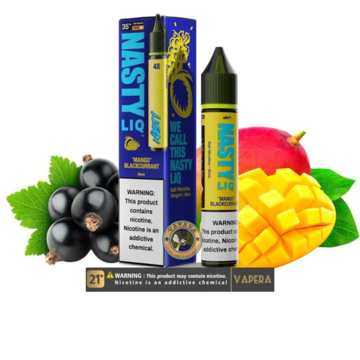 سالت نیکوتین انبه بلک کارنت نستی-NASTY LIQ 48 MANGO BLACKCURRANT