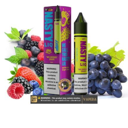 سالت میکس بری انگور نستی NASTY LIQ 106 MIX BERRIES GRAPE