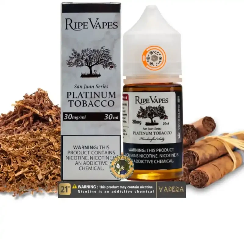 سالت نیکوتین پلاتینیوم توباکو رایپ ویپز | RIPE VAPES PLATINUM TOBACCO