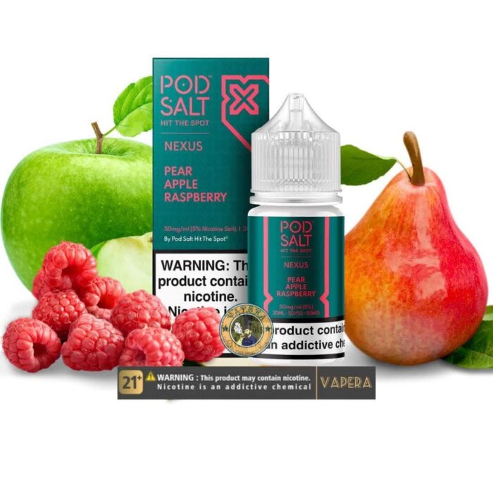سالت گلابی سیب تمشک پادسالت | POD SALT PEAR APPLE RASPBERRY
