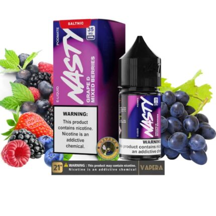 سالت انگور میکس بری پادمیت نستی NASTY PODMATE GRAPE MIXED BERRIES