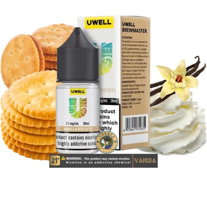 سالت بیسکوئیت وانیلی یوول | UWELL VANILLA BISCUITS