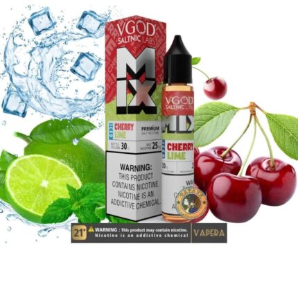 سالت نیکوتین گیلاس لیمو یخ ویگاد | VGOD MIX CHERRY LIME ICED
