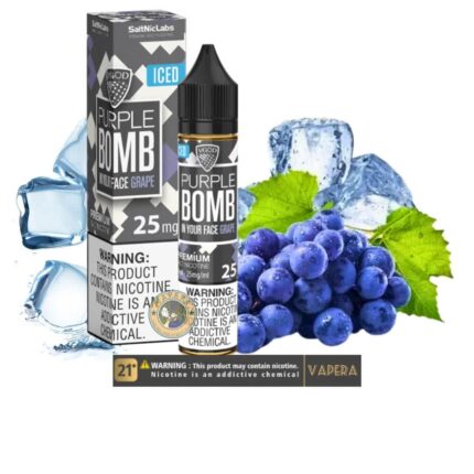 سالت نیکوتین بمب انگور یخ ویگاد | VGOD GRAPE BOMB ICED