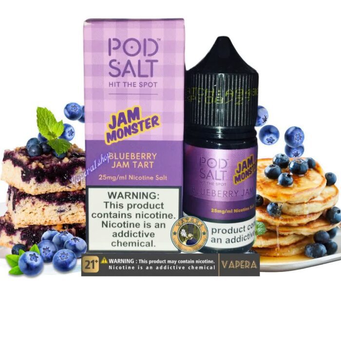 سالت تارت مربا بلوبری پادسالت (جم مانستر) | POD SALT (JAM MONSTER) BLUEBERRY JAM TART