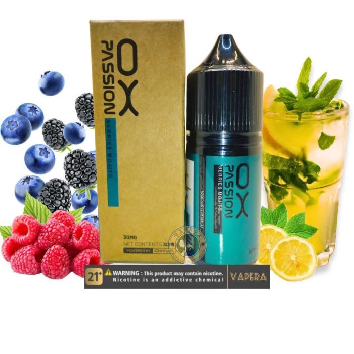 سالت موهیتو بلوبری تمشک اکسوا OXVA BERRIES MOJITO