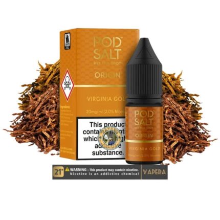 سالت ویرجینیا گلد اورجین پادسالت 10میل POD SALT ORIGIN VIRGINIA GOLD