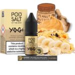 سالت کره بادام زمینی موز پادسالت 10میل POD SALT PEANUT BUTTER BANANA GRANOLA