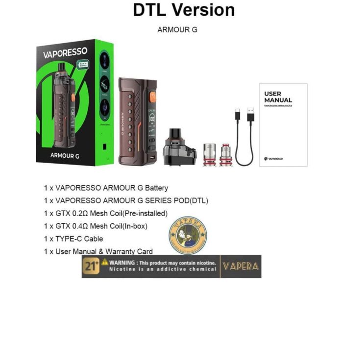پادماد آرمور جی ویپرسو VAPORESSO ARMOUR G