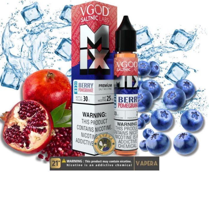 سالت بری انار یخ ویگادVGOD MIX BERRY POMEGRANATE ICED