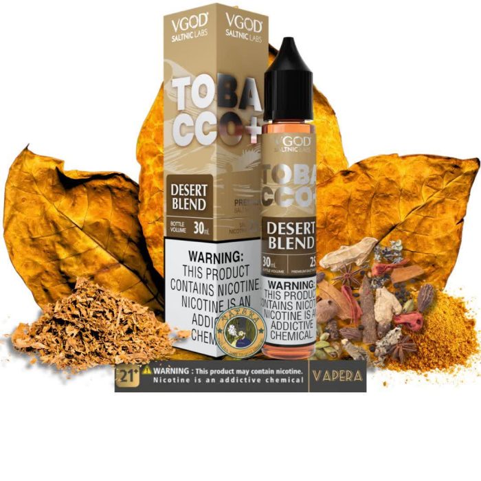 سالت تنباکو خشک ادویه ویگاد VGOD TOBACCO PLUS DESERT BLEND