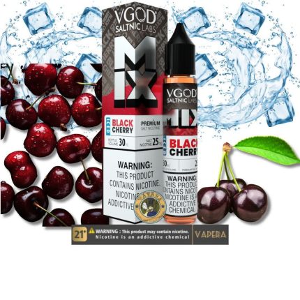 سالت گیلاس سیاه یخ ویگادVGOD MIX BLACK CHERRY ICED