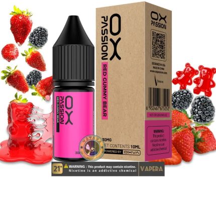 سالت پاستیل خرسی قرمز اکسوا 10میلOXVA RED GUMMY BEAR