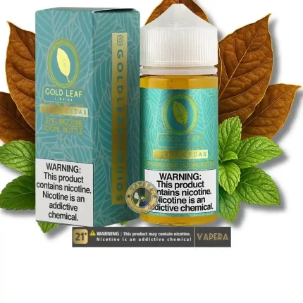 جویس تنباکو نعنا گلدلیف-GOLD LEAF GREEN CEDAR 100 MIL